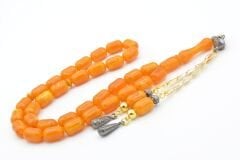 Kapsül Kesim Hareli Turuncu Beyrut Kehribar Tesbih