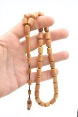 Usta İşi Sistemli Kapsül Kesim İri Boy Kokulu Ardıç Ağacı Tesbih