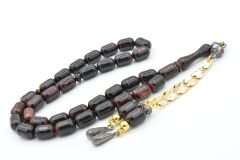 Kapsül Kesim Hareli Bordo Beyrut Kehribar Tesbih