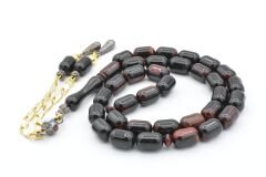 Kapsül Kesim Hareli Bordo Beyrut Kehribar Tesbih