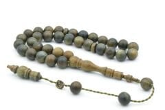 Usta İşi İmzalı Küre Kesim Bilek Boy Pelesenk Ağacı Tesbih 8 Mm