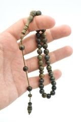 Usta İşi İmzalı Küre Kesim Bilek Boy Pelesenk Ağacı Tesbih 8 Mm