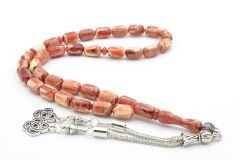 Kapsül Kesim Hareli Kırmızı Beyrut Kehribar Tesbih