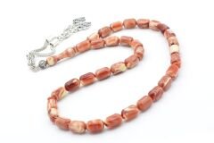 Kapsül Kesim Hareli Kırmızı Beyrut Kehribar Tesbih