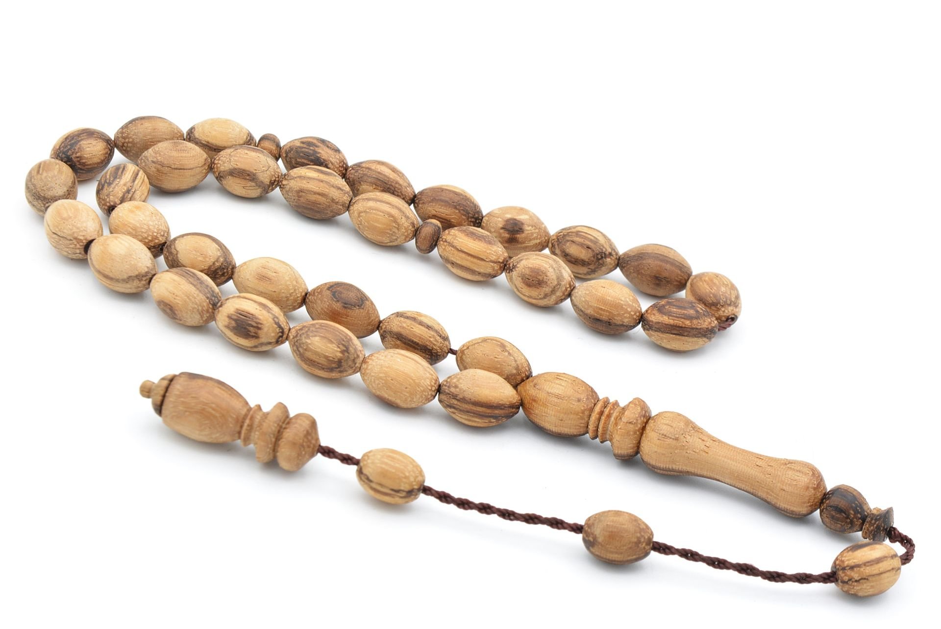 Usta İşi Sistemli Beyzi Kesim İri Boy Mis Kokulu Öd Ağacı Tesbih