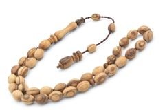 Usta İşi Sistemli Beyzi Kesim İri Boy Mis Kokulu Öd Ağacı Tesbih