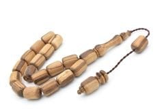 Usta İşi Sistemli Kapsül Kesim Mis Kokulu Öd Ağacı Efe Maskot Tesbih