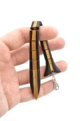 Usta İşçilikli Abanoz Ağacı Balık Tesbih