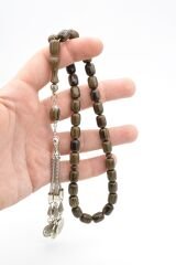 Kapsül Kesim İri Boy Hareli Yeşil Katalin Tesbih