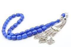 Kapsül Kesim İri Boy Hareli Lacivert Katalin Tesbih