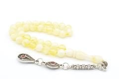 Küre Kesim Küçük Boy Beyrut Damla Kehribar Tesbih 6 Mm