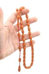 Usta İşi Sistemli Kapsül Kesim İri Boy Beyaz Katalin Tesbih