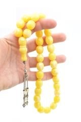 Fıçı Kesim Dev Boy Beyrut Damla Kehribar Tesbih