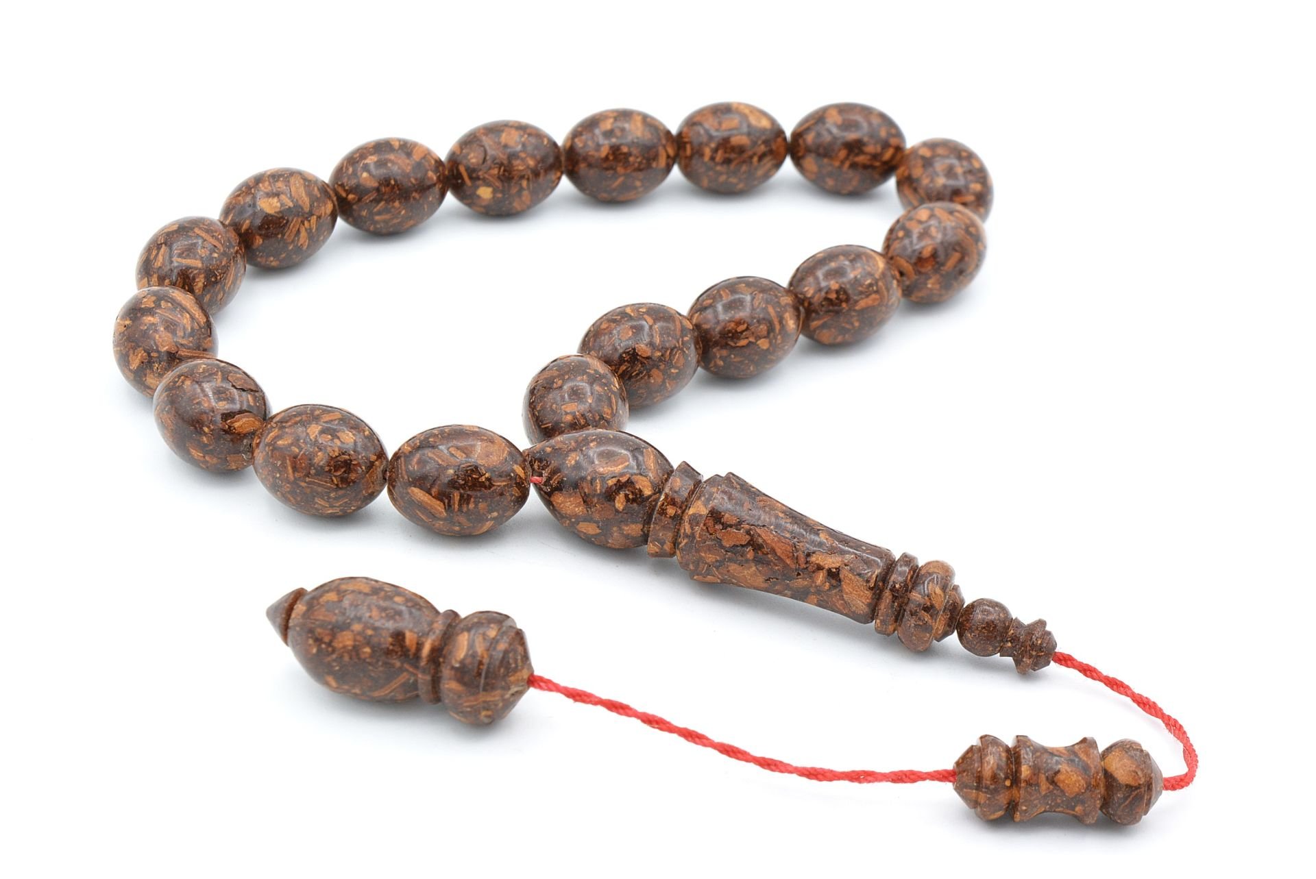 Sistemli Beyzi Kesim İri Boy Tarçın Efe Maskot Tesbih