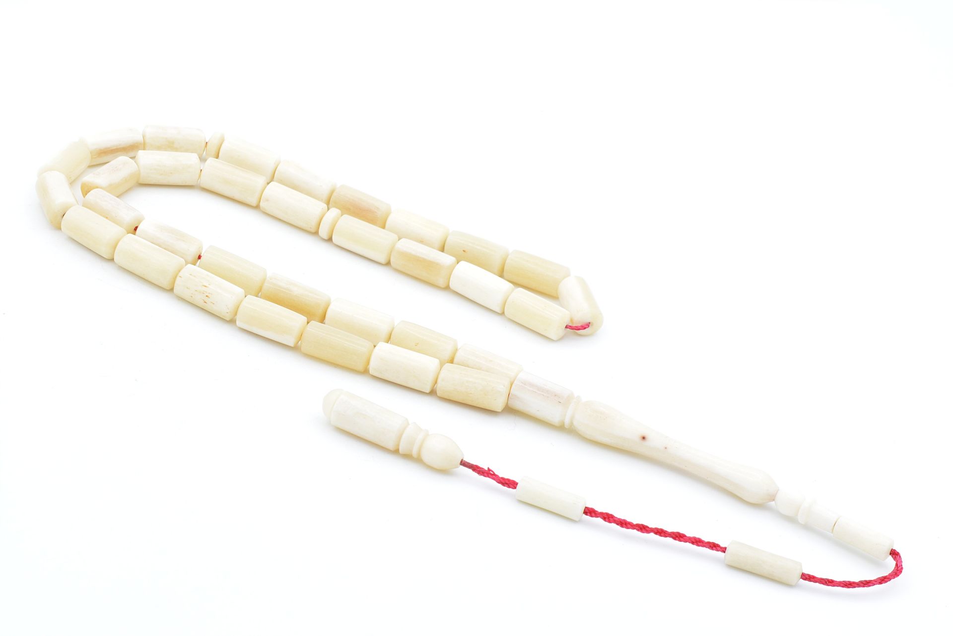 Sistemli Kapsül Kesim İri Boy Balina Kemiği Tesbih