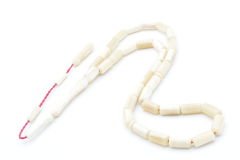 Sistemli Kapsül Kesim İri Boy Balina Kemiği Tesbih