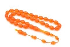 USTA İŞİ ARPA KESİM TURUNCU UÇAK CAMI TESBİH İRİ BOY