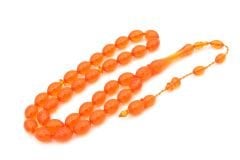 USTA İŞİ ARPA KESİM TURUNCU UÇAK CAMI TESBİH İRİ BOY