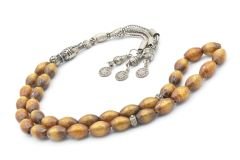 Arpa Kesim Hakiki Doğal Altın Mercan Tesbih