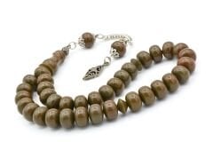 Tilki Kuyruğu Kamçili Tekerlek Model Sıkma Kehribar Tesbih 069