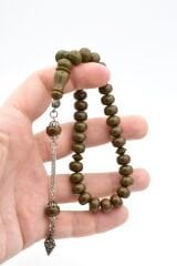 Tilki Kuyruğu Kamçili Tekerlek Model Sıkma Kehribar Tesbih 069