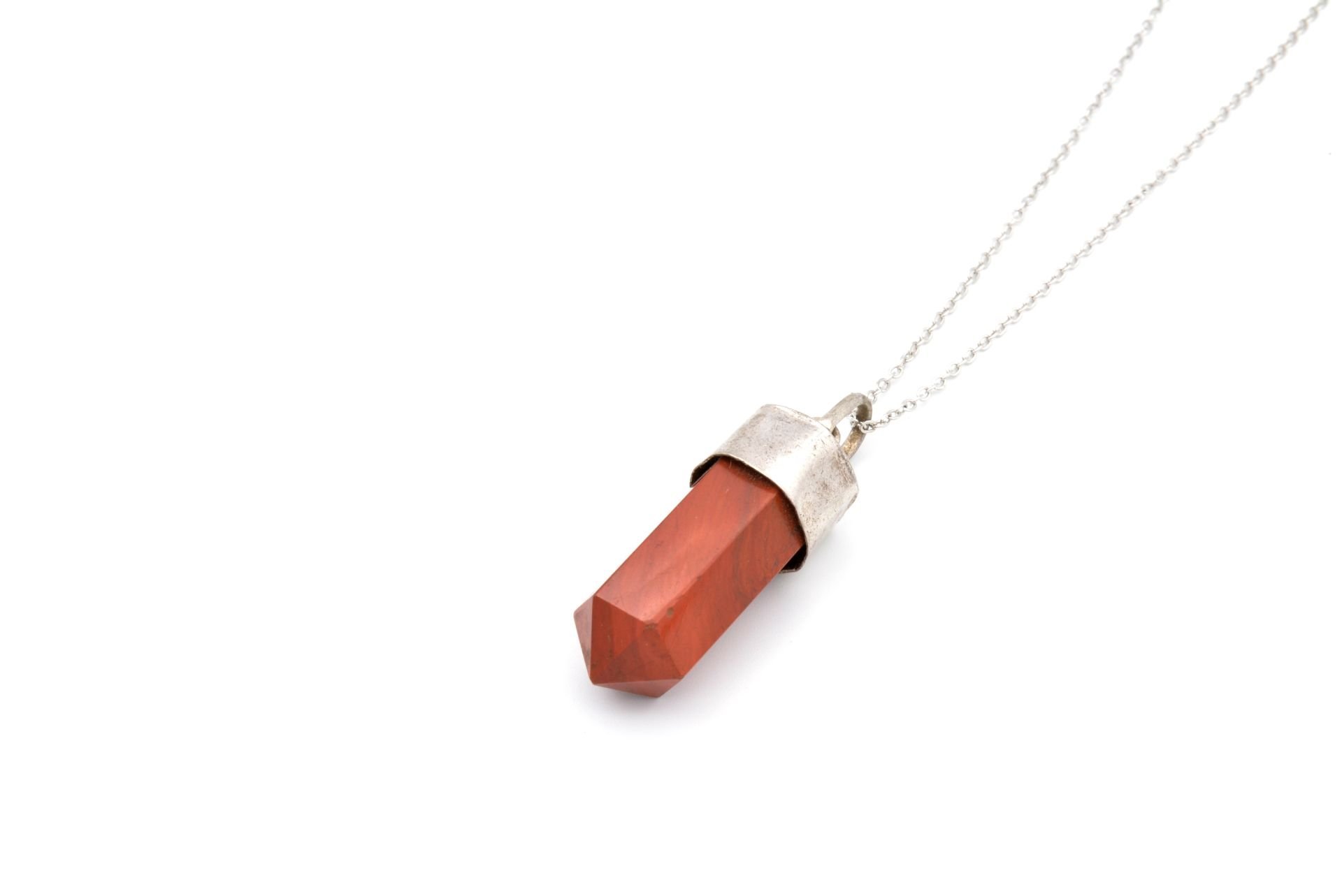 DOĞAL JASPER KOLYE UCU 1.KALİTE 011