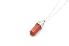 DOĞAL JASPER KOLYE UCU 1.KALİTE 011
