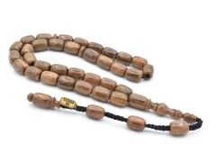 Isa Usta Imzali Çubuk Malzeme Kahverengi Sikma Kehribar Tesbih