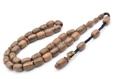 Isa Usta Imzali Çubuk Malzeme Kahverengi Sikma Kehribar Tesbih