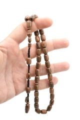 Isa Usta Imzali Çubuk Malzeme Kahverengi Sikma Kehribar Tesbih