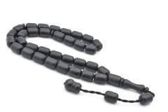 Sistemli Kapsül Kesim Bilek Boy Siyah Fiber Tesbih