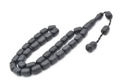 Sistemli Kapsül Kesim Bilek Boy Siyah Fiber Tesbih