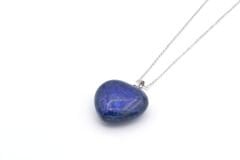 DOĞAL KALP LAPİS LAZULİ KOLYE UCU 1.KALİTE 001