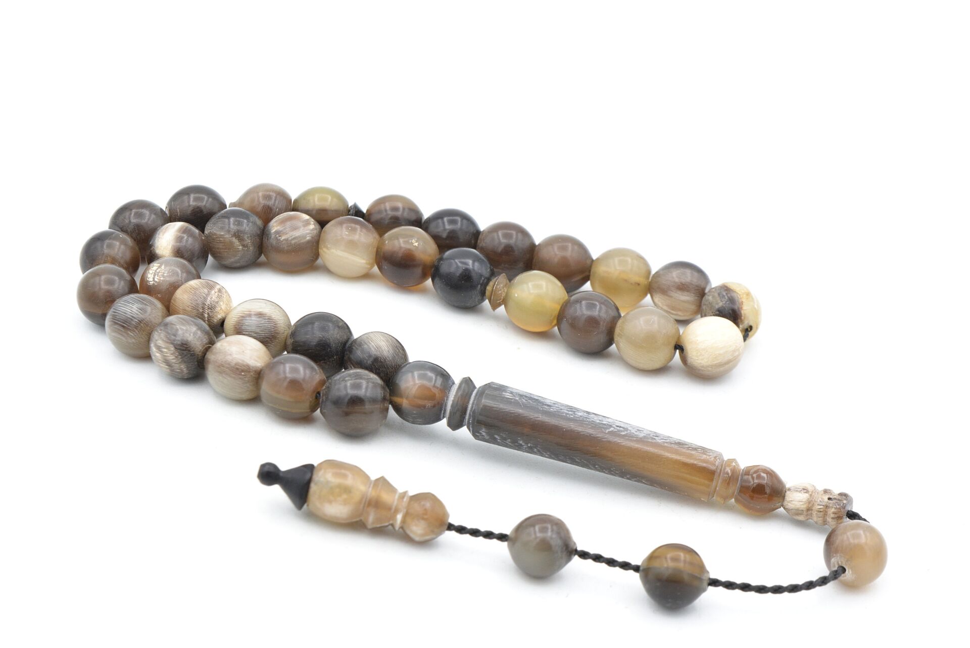 Sistemli Küre Kesim Bilek Boy Bufalo Boynuzu Tesbih