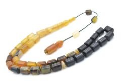 Sistemli Silindir Kesim İri Boy Renk Süzmesi Ceylan Boynuzu Tesbih