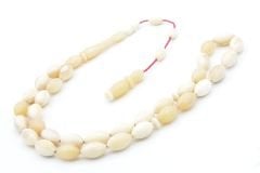 Sistemli Beyzi Kesim İri Boy Balina Kemiği Tesbih