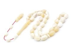 Sistemli Beyzi Kesim İri Boy Balina Kemiği Tesbih