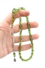 ARNAVUT KAMÇILI KAPSÜL KESİM MAVİ SIKMA KEHRİBAR TESBİH 041