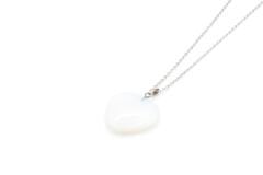 HAKİKİ DOĞAL KALP OPAL KOLYE UCU 1.KALİTE 002