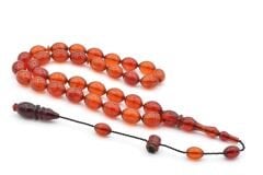 DARABACI ABDULLAH İMZALI BEYZİ MODEL TURUNCU SIKMA KEHRİBAR TESBİH 149