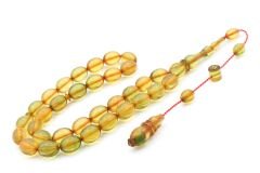 USTA İMZALI SİSTEMLİ BEYZİ MODEL KARIŞIK RENK SIKMA KEHRİBAR TESBİH 145