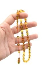 USTA İMZALI SİSTEMLİ BEYZİ MODEL KARIŞIK RENK SIKMA KEHRİBAR TESBİH 145