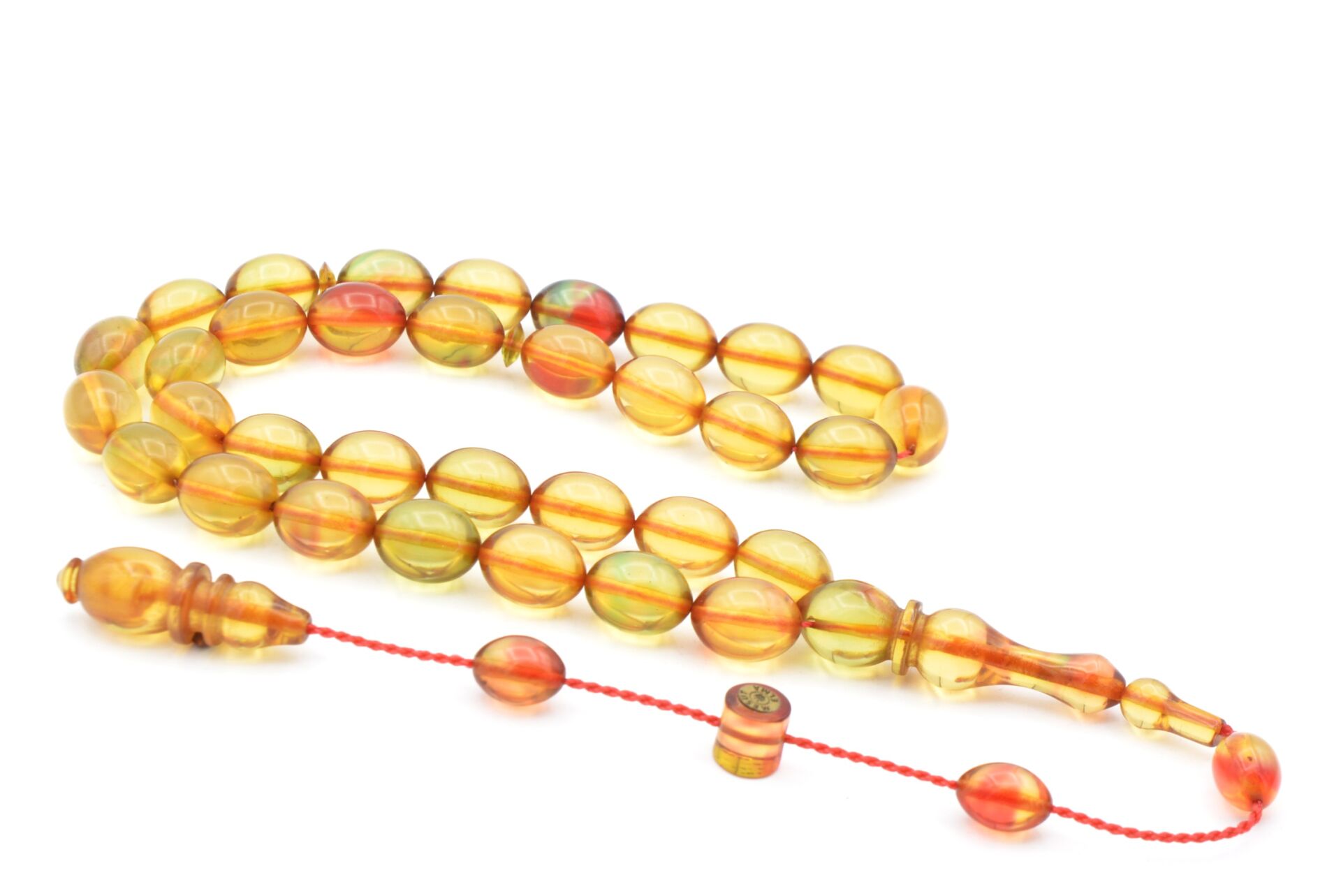 USTA İMZALI SİSTEMLİ BEYZİ MODEL KARIŞIK RENK SIKMA KEHRİBAR TESBİH 144