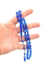 USTA İŞİ BEYZİ KESİM KOKULU MAVİ SIKMA KEHRİBAR TESBİH