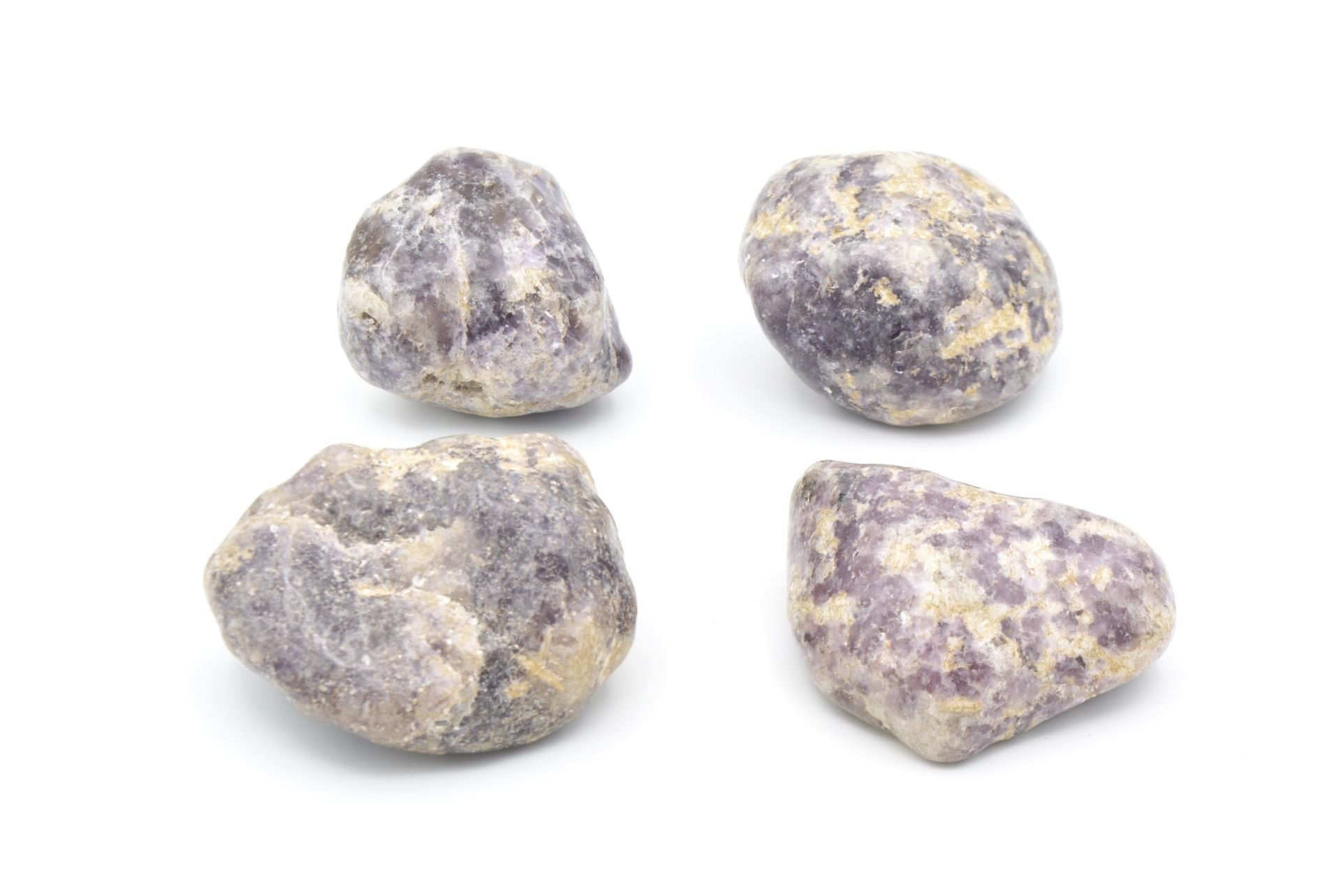 Hakiki Tamburlu Doğal Lepidolit Taşı Kaya Parçası