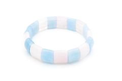 Rolex Model Hakiki Pembe Kuvars Akuamarin Taşı Bileklik