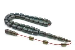 USTA İŞİ SİSTEMLİ FIÇI KESİM MAVİ SIKMA KEHRİBAR TESBİH 126