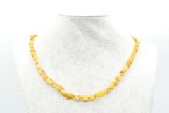 Orijinal Sertifikalı Yetişkin Doğal Kehribar Kolye 13 Gr.