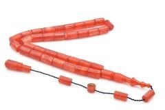 Erkan Çubukcu İmzalı Kesme Model Turuncu Sıkma Kehribar Tesbih 004