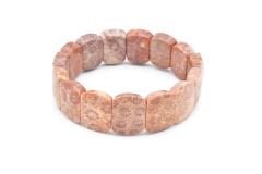 Rolex Model Oval Kesim Hakiki Doğal Mercan Bileklik 004